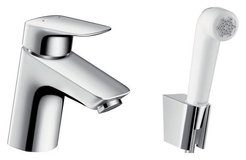 Смеситель для раковины Hansgrohe Logis 71290000 с гигиеническим душем
