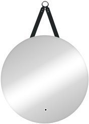 Зеркало настенное Best Led D645 на ремне черный