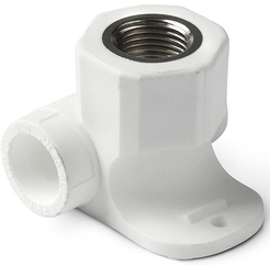Уголок полипропиленовый байпасный для смесителя Pro Aqua d20х1/2" внутренняя резьба