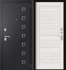 Дверь входная Хит-6 Nova Даллас лиственница белая 960х2050мм левая