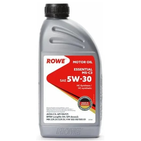 Масло моторное Rowe Essential SAE 5W-40 MS-C3 синтетическое 1л