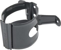 Крепление трубы металлическое 90мм ПЭ 7024 темно - серое