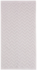 Полотенце махровое LoveLife Zig-Zag 70х130см, пыльно-лавандовый, плотность 450гр/м