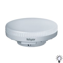 Лампа светодиодная Navigator 10Вт GX53 таблетка 4000К свет нейтральный белый