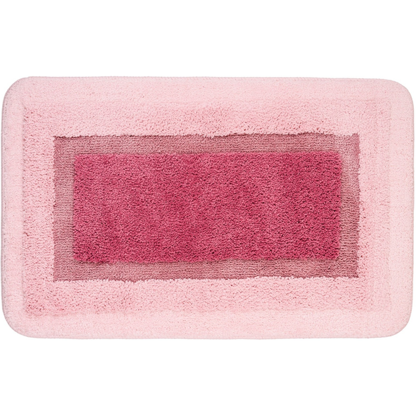 Коврик для ванной комнаты 50х80см Belorr розовый, микрофибра