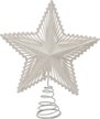 Верхушка елочная Звезда 23,5х19см белый/глиттер SYSDX-3525087 Верхушка елочная Звезда 23,5х19см белый/глиттер SYSDX-3525087