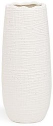 Ваза Bronco керамика белый 28см
