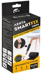 Лента ремонтная W-con SmartFix FIBER 50ммх125см, черная