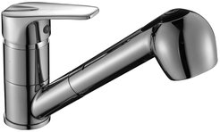 Смеситель для кухни Rossinka D40-25 с с вытяжной лейкой