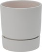 Горшок керамический Берген d12см h12,5см v0,9л, белый