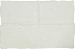 Коврик из искусственного меха кролика белый 60х90см на подложке TPR