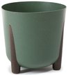 Кашпо на ножках Frida ECO wood d26см h23см V8,1л зеленый