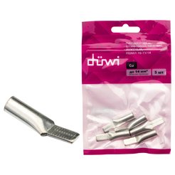 Наконечник кабельный медный луженый штифтовой duwi НШМЛ-16-7х14 5шт