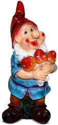 Фигура садовая Гном с поганками h50см F07769