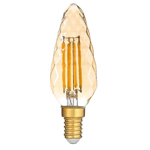 Лампа светодиодная HIPER FILAMENT CONE 6Вт Е14 декоративная 2700К свет теплый