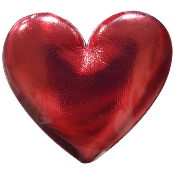 Украшение декоративное д/подарка Красное сердце 5,9x0,5x5,5см,82638