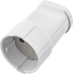 Розетка duwi без с/з 10А IP20 белая