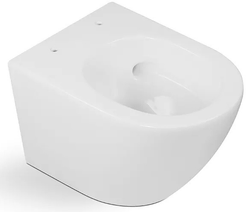 Унитаз подвесной Cerutti SPA SELLA Aria Tornado безободковый, смыв торнадо, сиденье дюропласт с микролифтом бы