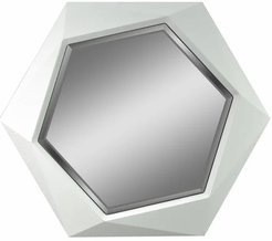 Зеркало Звезда 433х500 белый