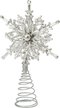 Верхушка елочная Снежинка 18х11см серебро, SYSDX-3524163 Верхушка елочная Снежинка 18х11см серебро, SYSDX-3524163