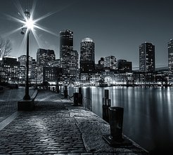 Фотообои Фонарь на проспекте 300х270см виниловые на флизелиновой основе