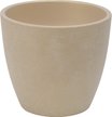 Кашпо бетонное Аура d18см h15см v2,15л, бутон, бежевый