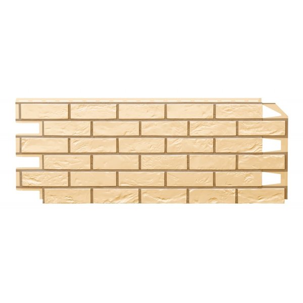 Панель фасадная Vilo Brick 1000х420х10мм песочный с фугой