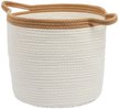 Корзинка плетеная Storidea Dia 28х26см хлопок, белый