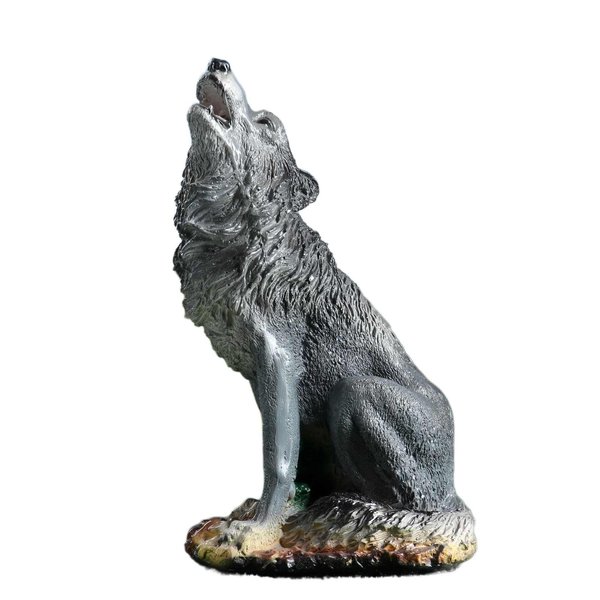 Фигура садовая Волк воющий 19х30х52см