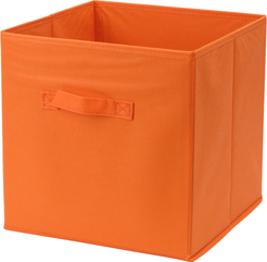 Короб д/хранения Qually 31х31х31см оранжевый