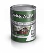 Краска для древесины ALPA Profi FACADE WOOD полуматовая белая База А (0,9л/1,1кг)