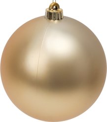 Шар 15см, золото, матовый, SYQA-0125330-2