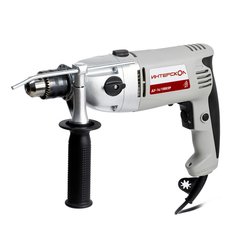 Дрель сетевая ударная ИНТЕРСКОЛ ДУ-16/1000ЭР 1000Вт