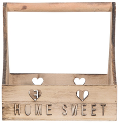 Кашпо из дерева 16,5х25см, натуральный