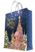 Пакет бумажный Новогодний 33х45,7х10,2см,140 г/м2,86272