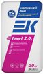 Пол наливной быстротвердеющий водостойкий ЕК level 2.0.(20кг)
