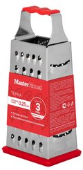 Терка Master House Гранат 9,1х6,6х21,2см 4-гранная нерж.сталь