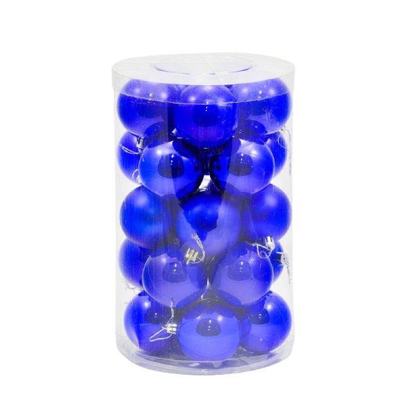 Набор из 25 шаров 60мм синий SY-1462