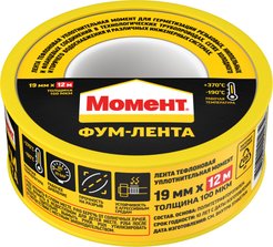 Лента тефлоновая уплотнительная (ФУМ) Момент (12м)