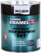 Грунт-эмаль по ржавчине 3в1 ЭКОДОМ Белый RAL 9010 (2,2кг)