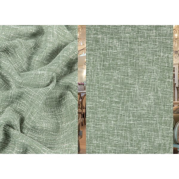 Ткань портьерная Лен однотонный BFL M195711-108/280 L зеленый