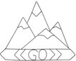 Панно декоративное металлическое Go, 39,5×29см, 4010471