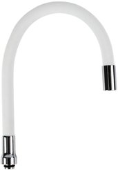 Излив для смесителя гибкий IDDIS 995FB50W5SM 50см, силикон, белый