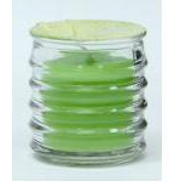 Свеча ароматическая в стакане 5,5х6 Зеленое яблоко