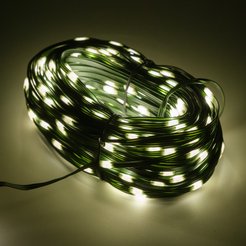 Электрогирлянда внутренняя Нить 50м 500LED, IP20, 220V, теплый белый свет, контроллер 8 режимов, SYD-1624055A