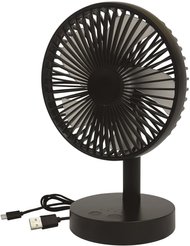 Вентилятор настольный VNSU-602B 6Вт, USB, аккумулятор,черный