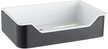 Полка настенная прямоугольная Zenfort B022B 21,5х6,5х13,5см черный матовый