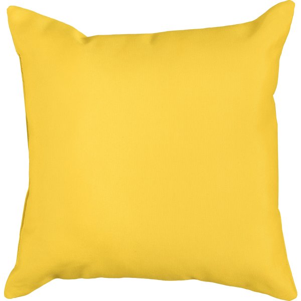 Подушка декоративная, желтая 40х40