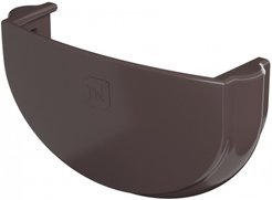 Заглушка желоба ТН ОПТИМА темно-коричневый