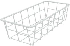 Корзина д/хранения Найди 25х10х6,5см металл, белый
